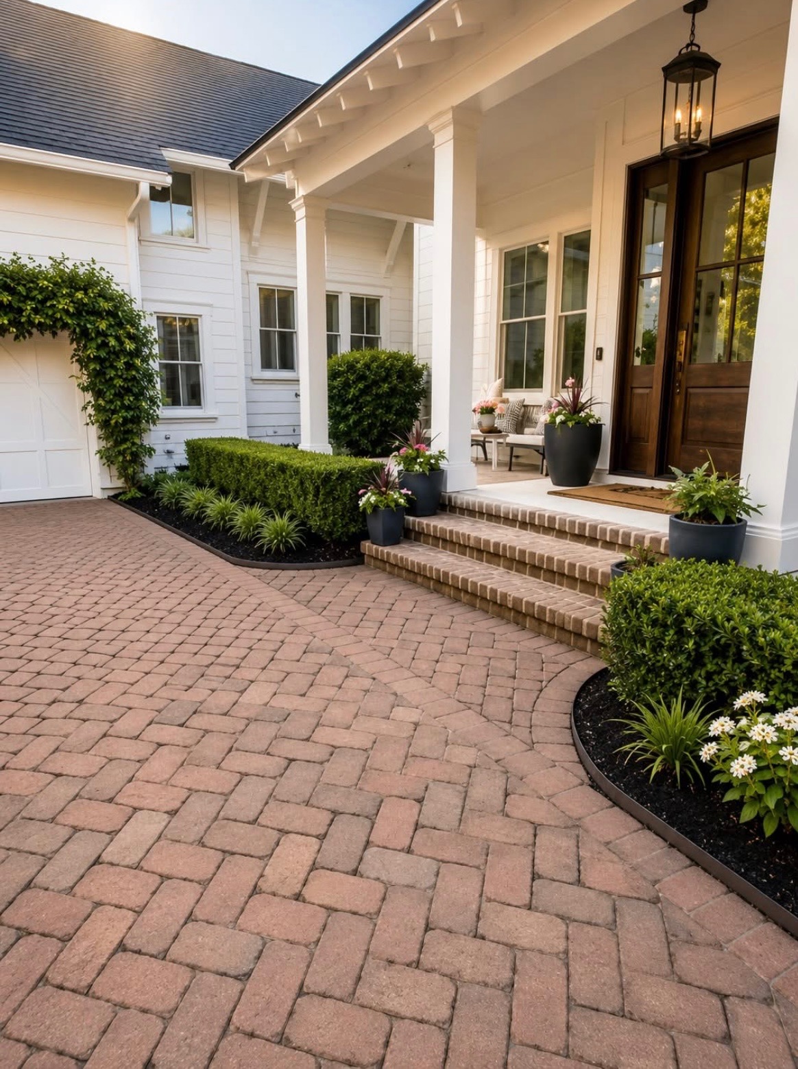 Paver driveway and walkway project